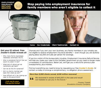 www.employment-insurance-refund.com website